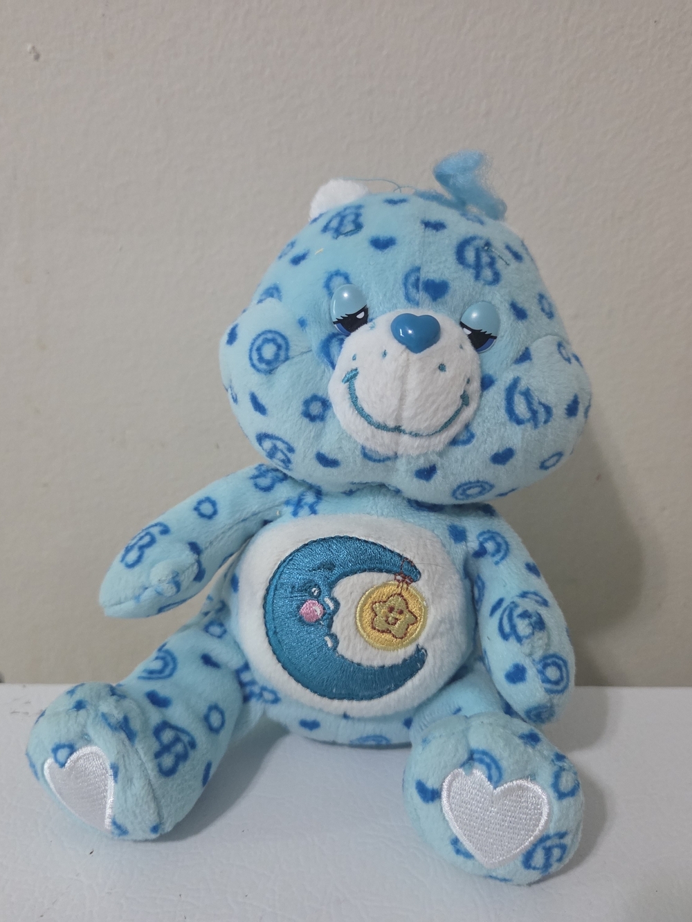 Jakks Play Along Care Bears Celebration Collection Bedtime Bear plush from 2005.